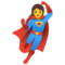 Woman Superhero emoji on Google